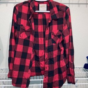Red & Black checkered flannel